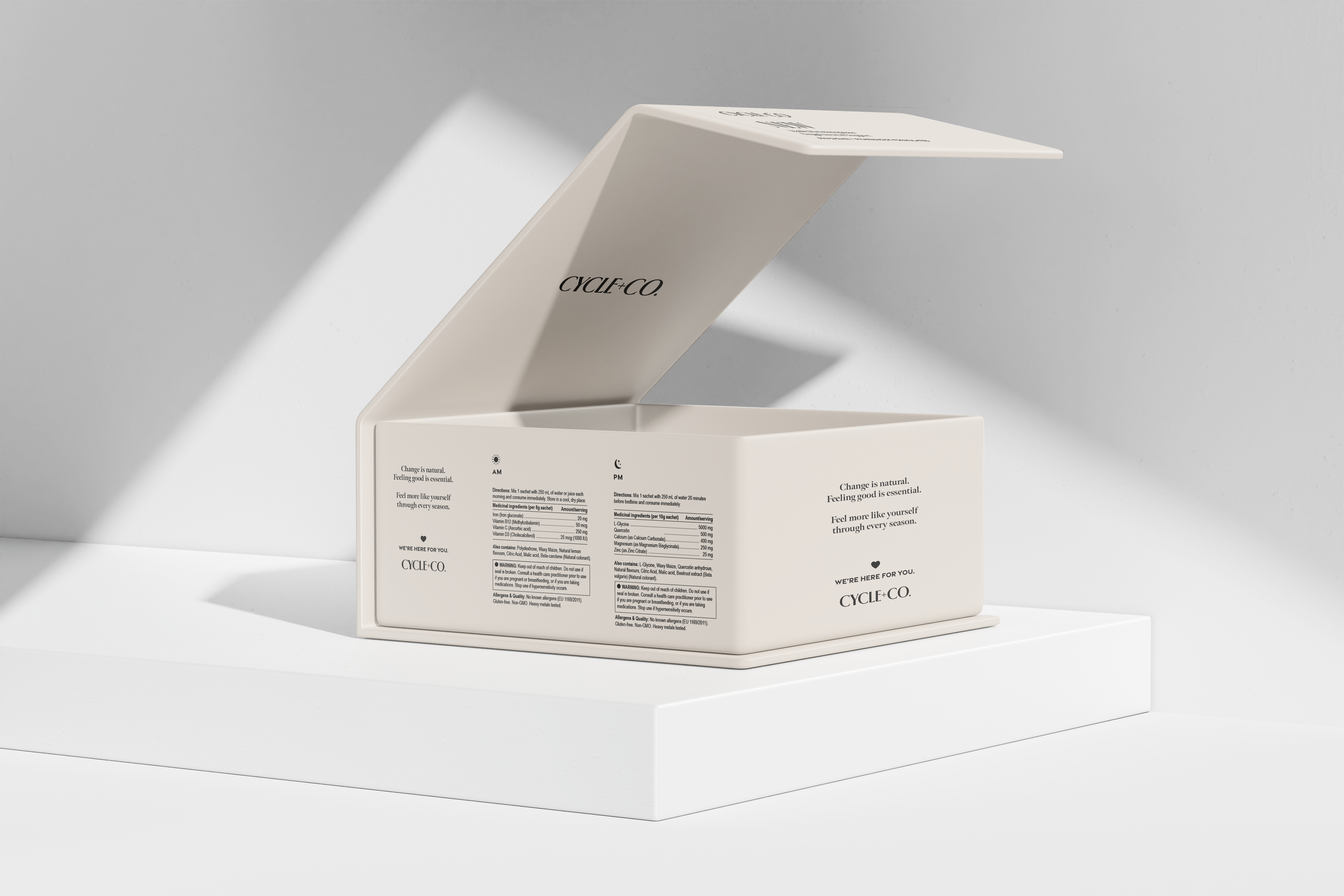Cycle + Co. Daily Perimenopause Supplement box